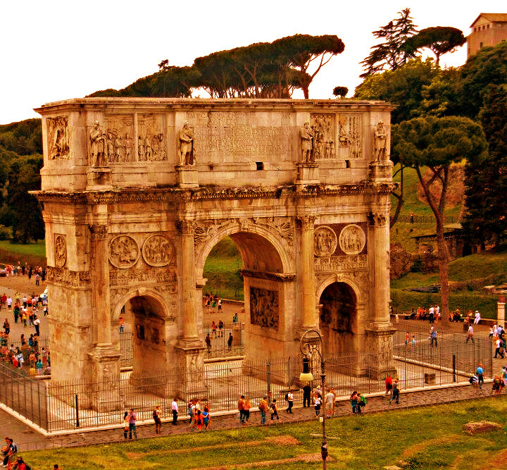Triumph Arch of Constantine Rome, Italy 2012